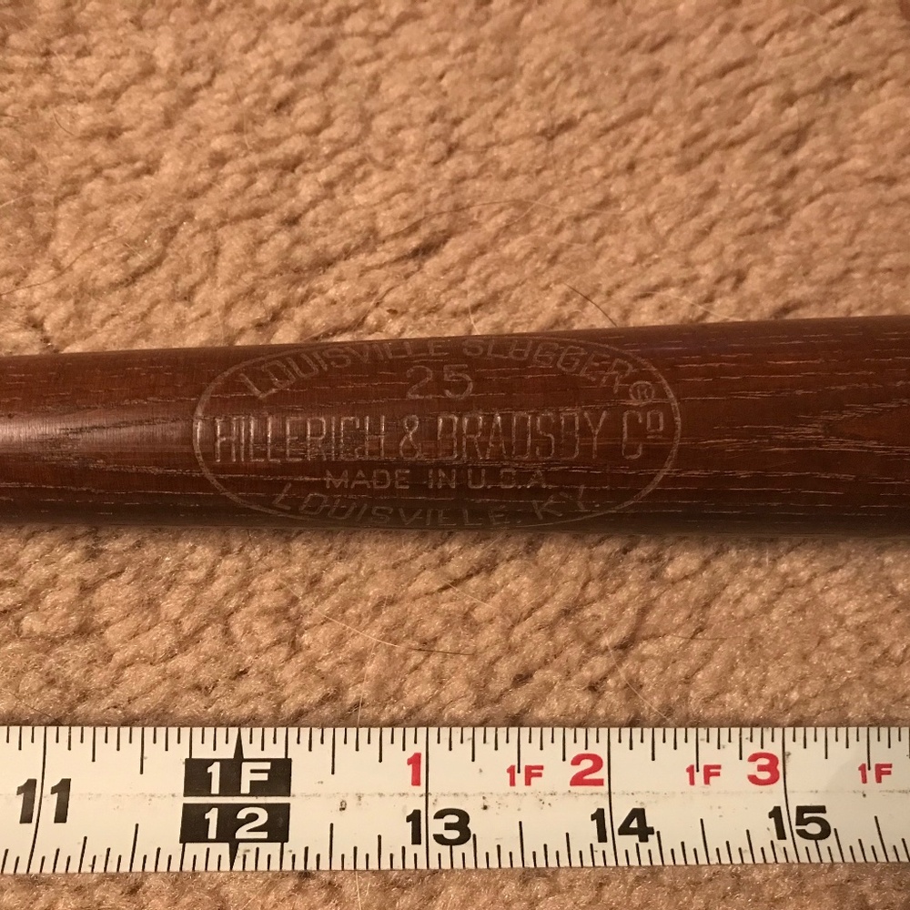 Rare Louisville Slugger Tim McCarver baseball mini bat